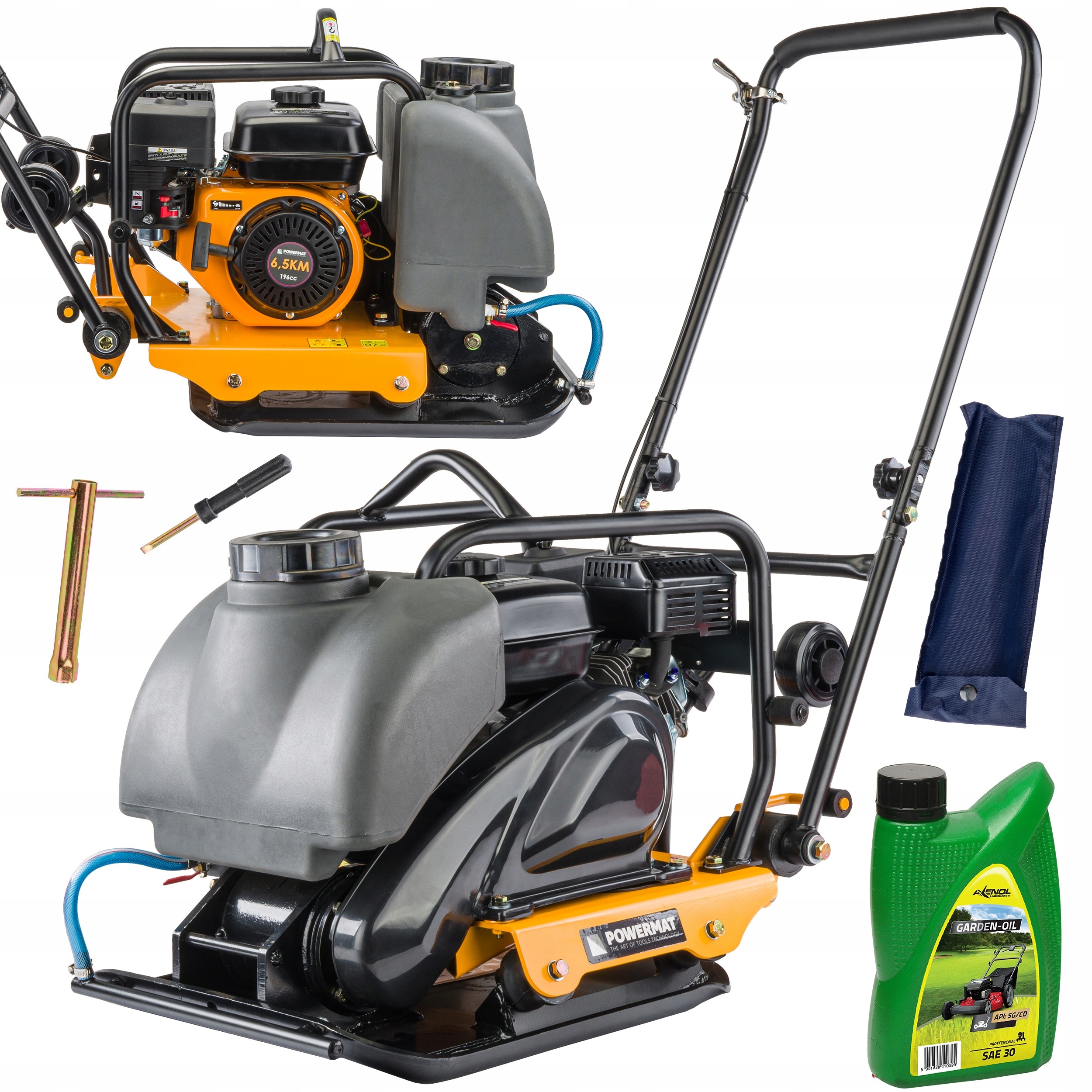 Zhutňovač pôdy Vibrátor Tamper 90KG 6,5HP